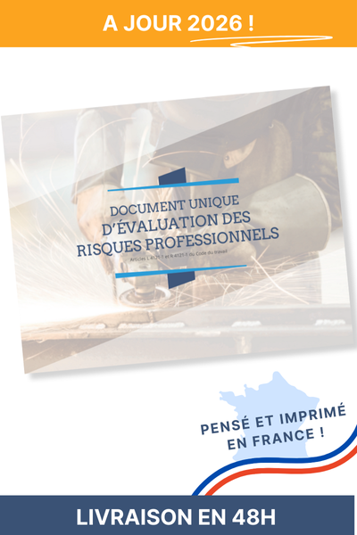illustration pour Modèle de DUERP 2026 : le document unique d'évaluation des risques